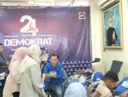 Antusias Masyarakat dan Kader Demokrat Padati Donor Darah HUT ke-25, DPD Demokrat Aceh Teguhkan Semangat Pengabdian